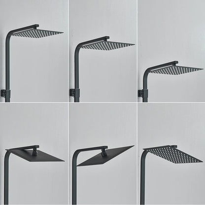 Brushed Golden Bathroom Faucet Matte Black Shower Faucet Wall Mounted Bathtub Shower Mixer Tap Shower Faucet Shower Set Mixer