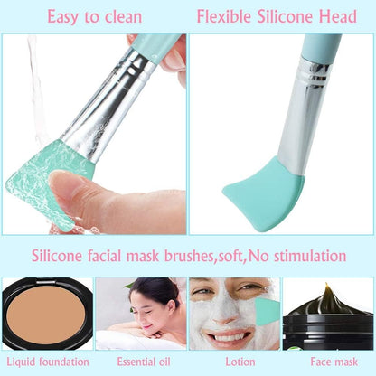Makeup Brushes  16Pcs Professional Makeup Brush with Makeup Sponge Set Premium Synthetic Foundation Kabuki Eyebrow Concealers Blending Eye Shadow Brushes Make up Tool Kit (Blue)