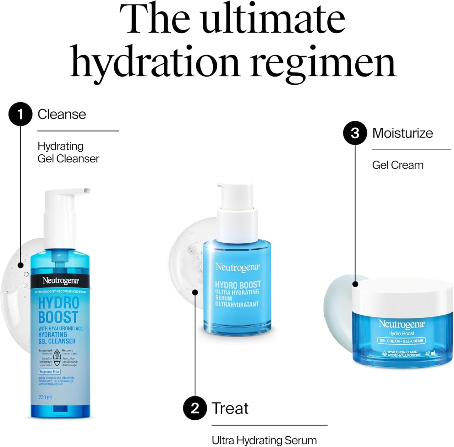 Hydro Boost Gel Cream Face Moisturizer, 47Ml | Lightweight Moisturizer with Hyaluronic Acid, Instant Absorption, Oil-Free, Non-Comedogenic, for Normal to Dry Skin