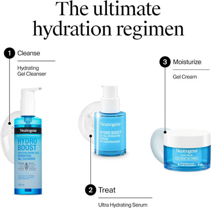 Hydro Boost Gel Cream Face Moisturizer, 47Ml | Lightweight Moisturizer with Hyaluronic Acid, Instant Absorption, Oil-Free, Non-Comedogenic, for Normal to Dry Skin