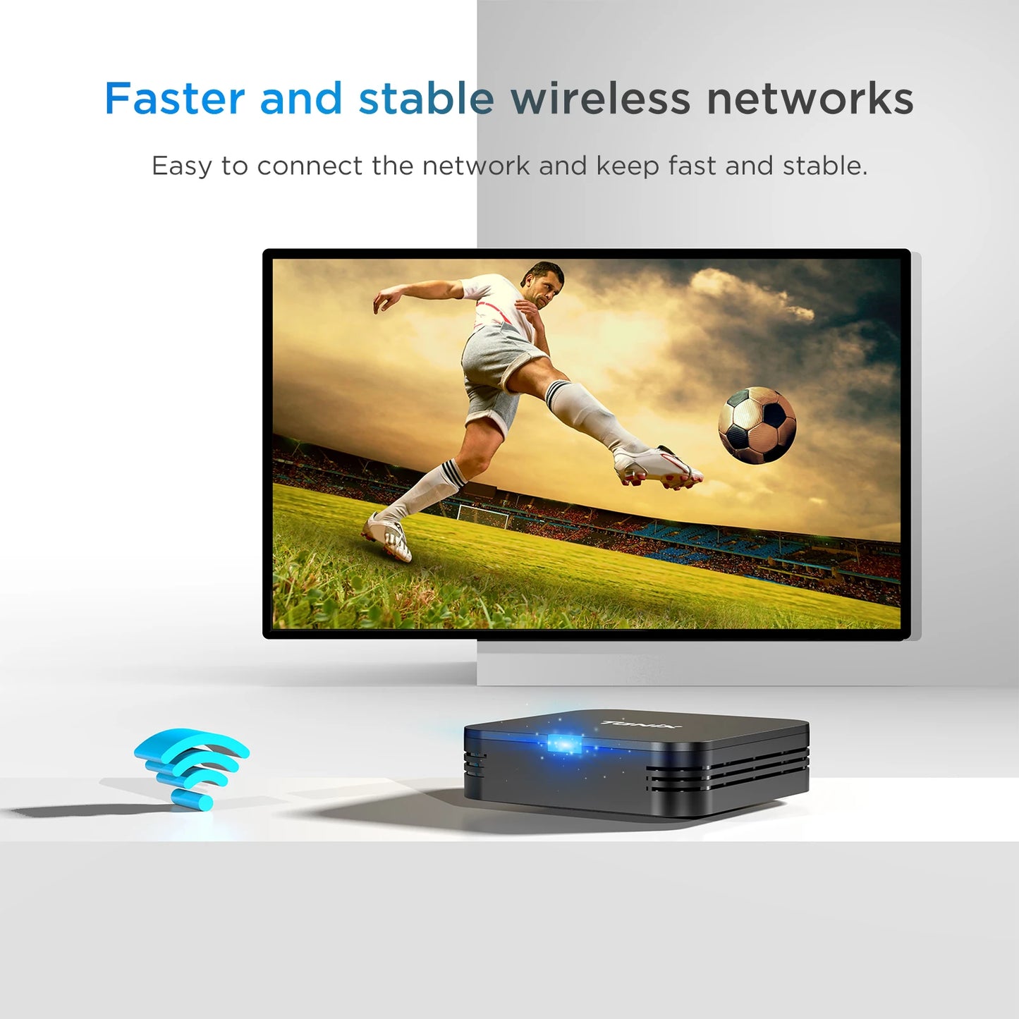 Tanix TX1 Android TV Box Allwinner H313 2.4G Wifi Mini Smart TV Stick Power by DC 5V 2A