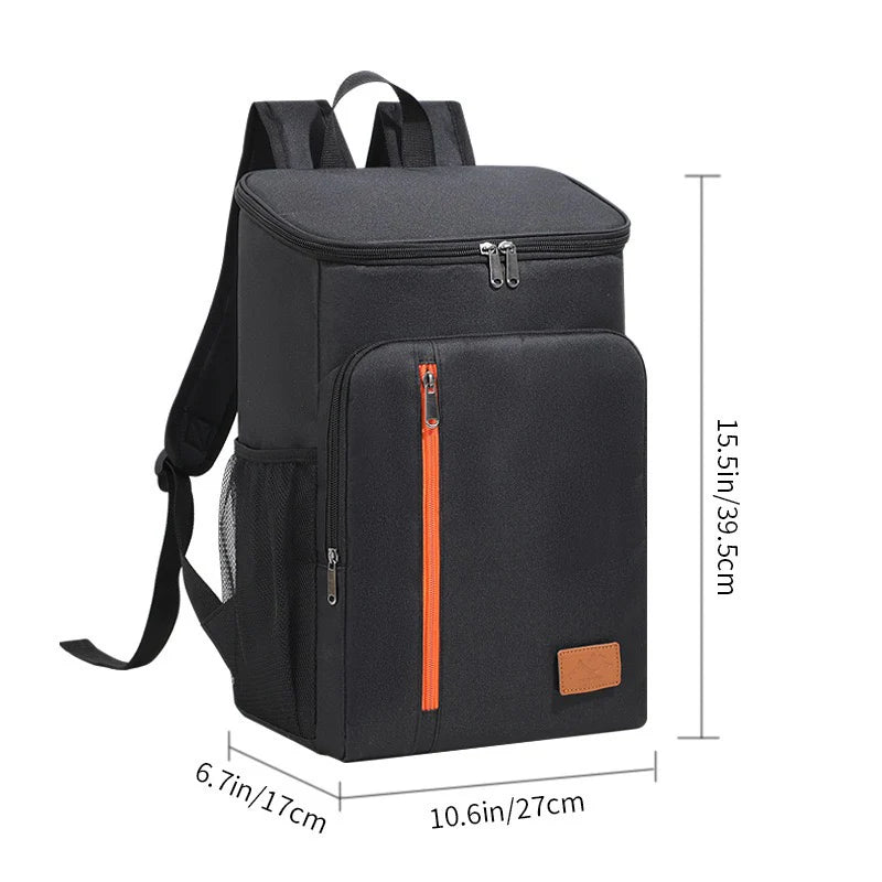 Backpack Cooler Leakproof Insulated Waterproof Backpack Cooler Bag, Lightweight Soft Beach Cooler Backpack for Men Women to Work Lunch Picnics Camping Hiking, 30 Cans