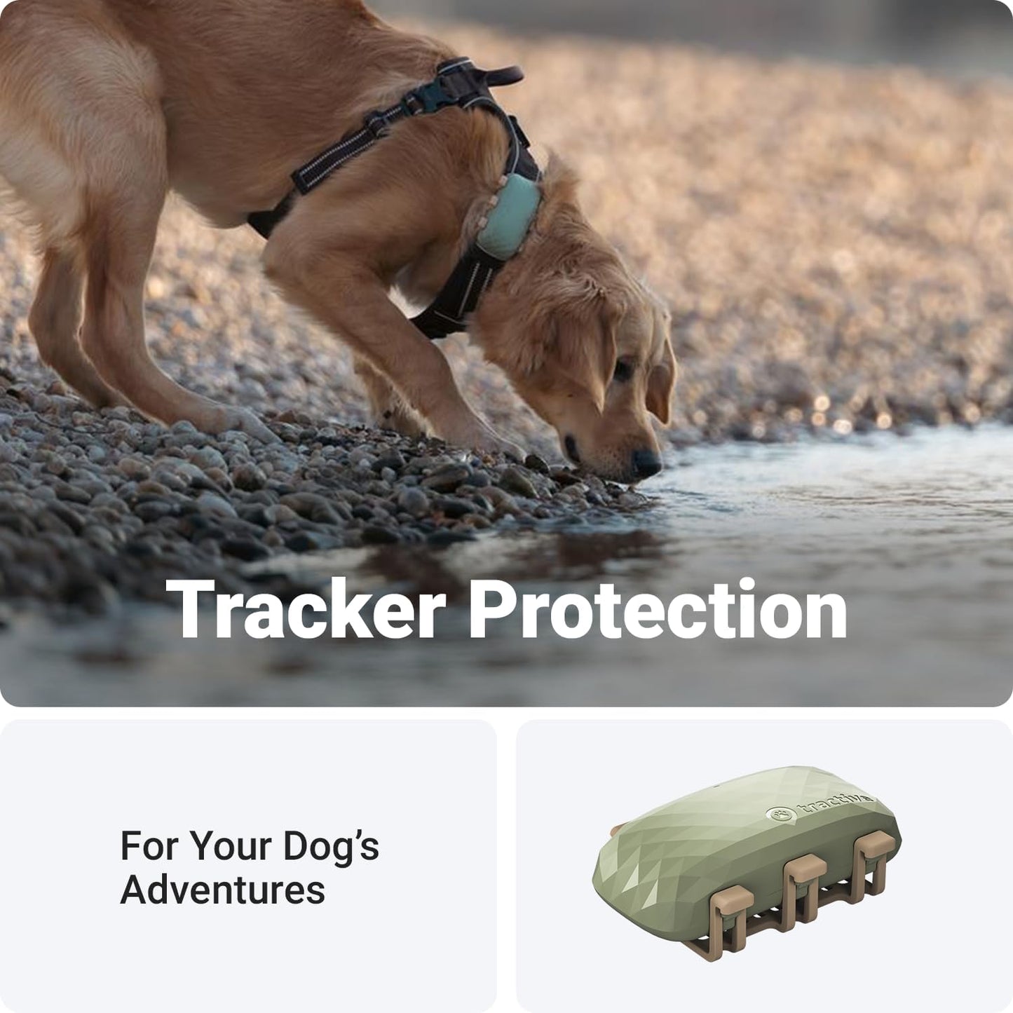 GPS Dog XL Tracker Rubber Attachment Clips (Pack of 3)