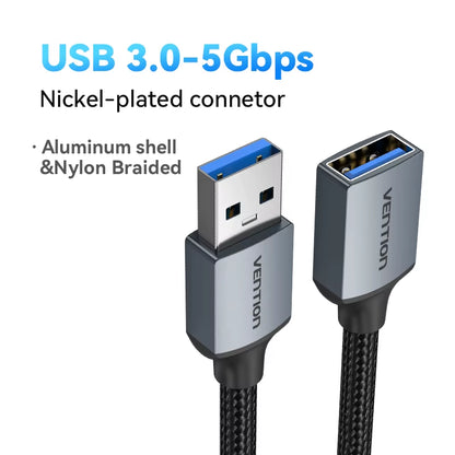 USB 3.0 Extension Cable USB 3.0 2.0 Cable Extender Data Cord for PC Smart TV Xbox One SSD Fast Speed USB Cable Extension