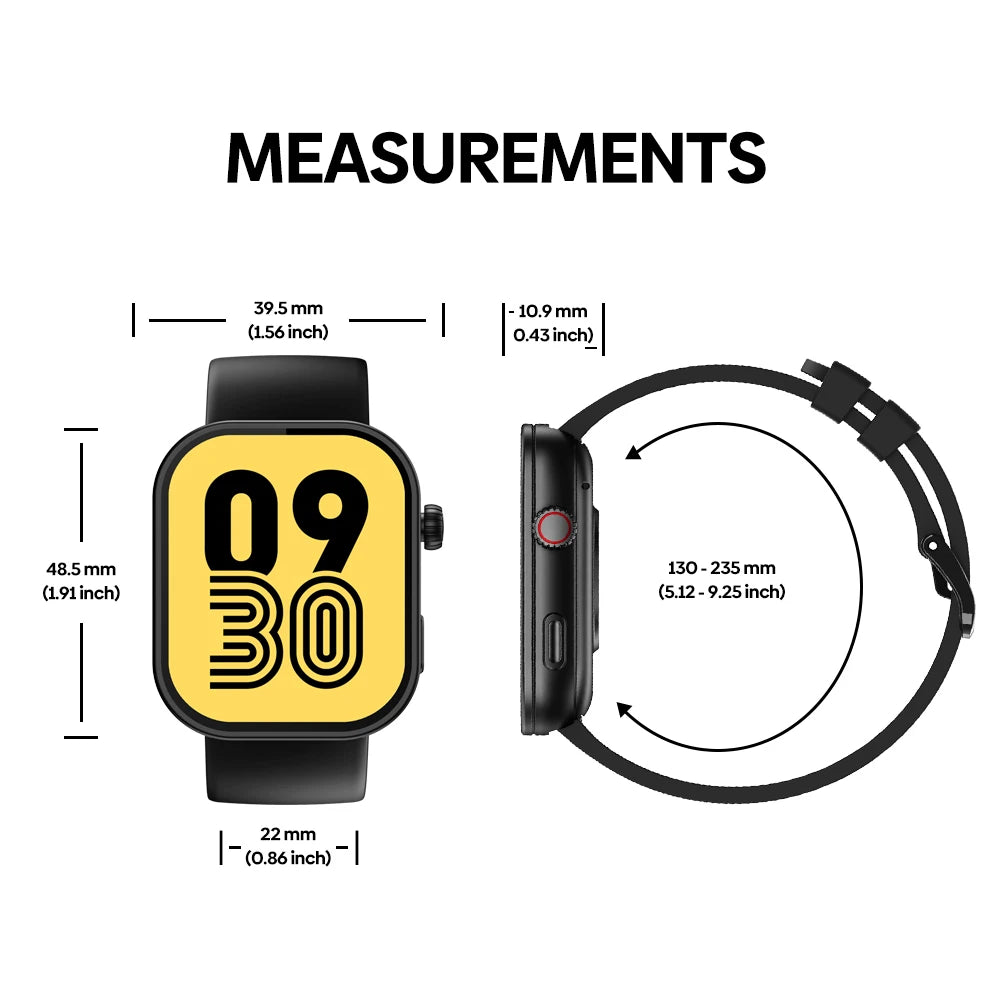Bluetooth Calling Smartwatch 2.03" HD Screen Health Tracker