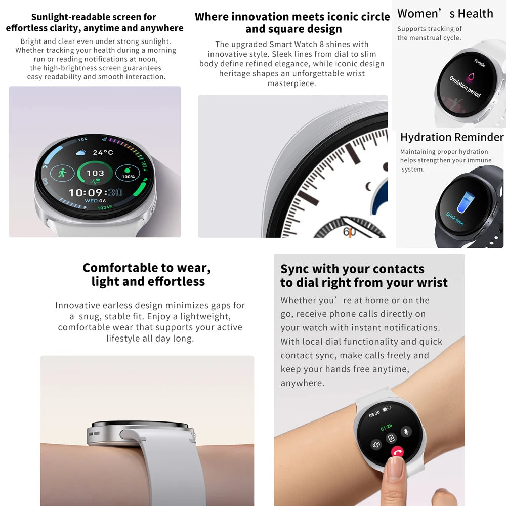 NFC Bluetooth Calling Smart Watch With GPS & IP68