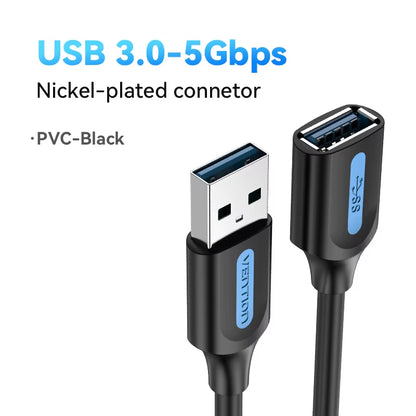 USB 3.0 Extension Cable USB 3.0 2.0 Cable Extender Data Cord for PC Smart TV Xbox One SSD Fast Speed USB Cable Extension