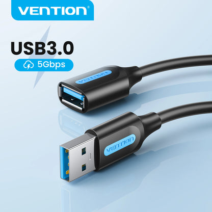 USB 3.0 Extension Cable USB 3.0 2.0 Cable Extender Data Cord for PC Smart TV Xbox One SSD Fast Speed USB Cable Extension